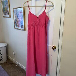 a new day Pink Midi Dress
